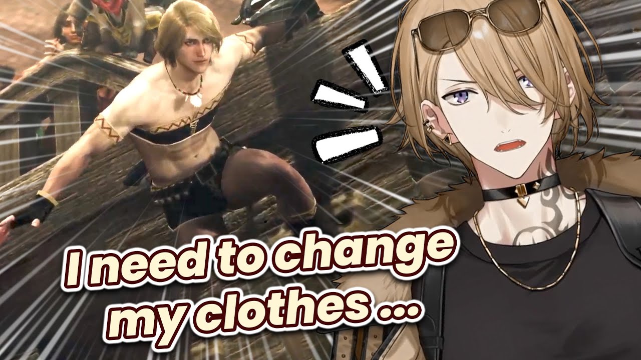 Luca instantly regrets his decision when the cutscene starts 【NIJISANJI EN CLIP | Luca Kaneshiro】