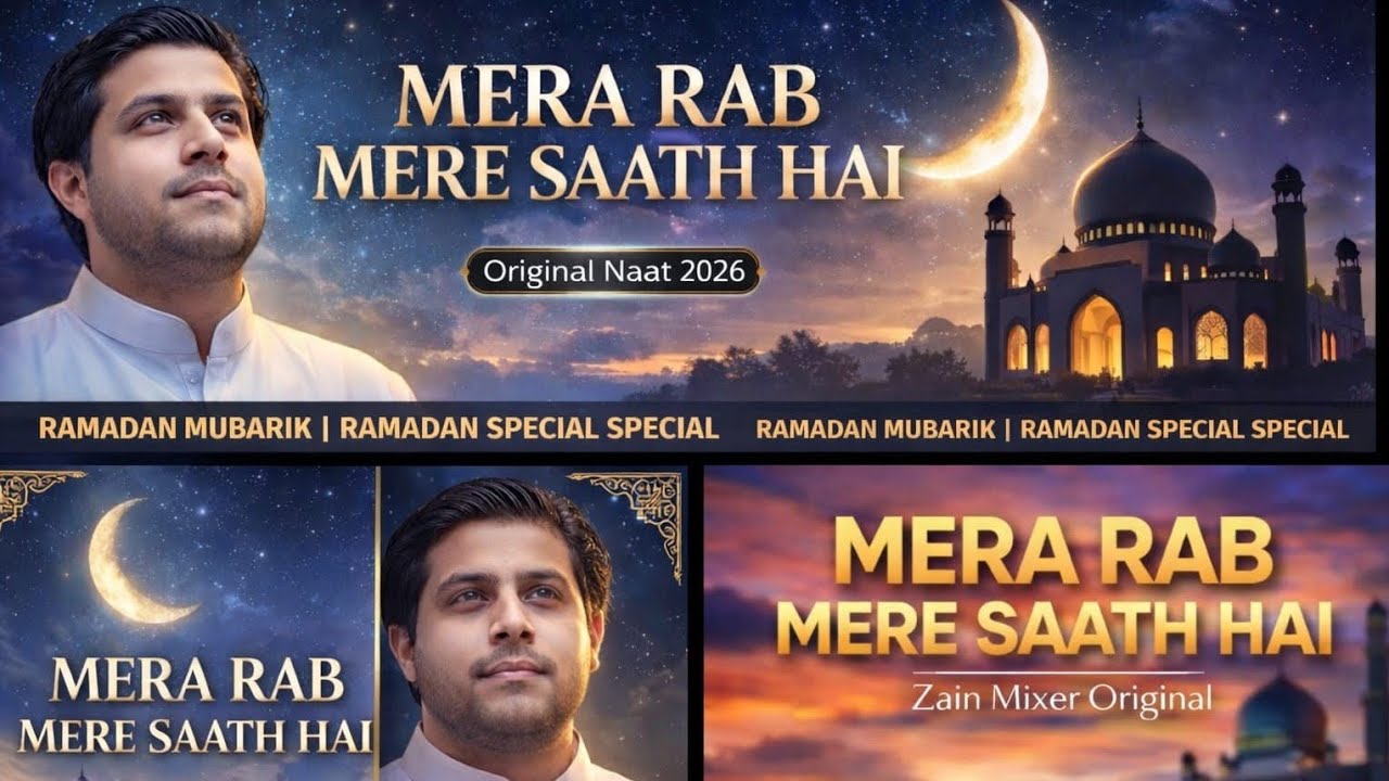 Mera Rab Mere Saath Hai | Original Naat 2026 | Zain Mixer Special