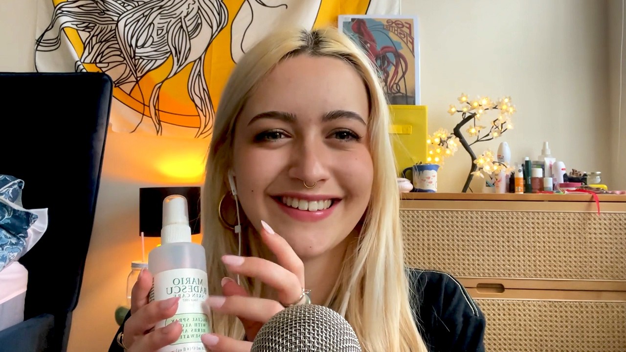 ASMR Kind, Cool Girl Fixes YOUR Makeup (After you've been crying)