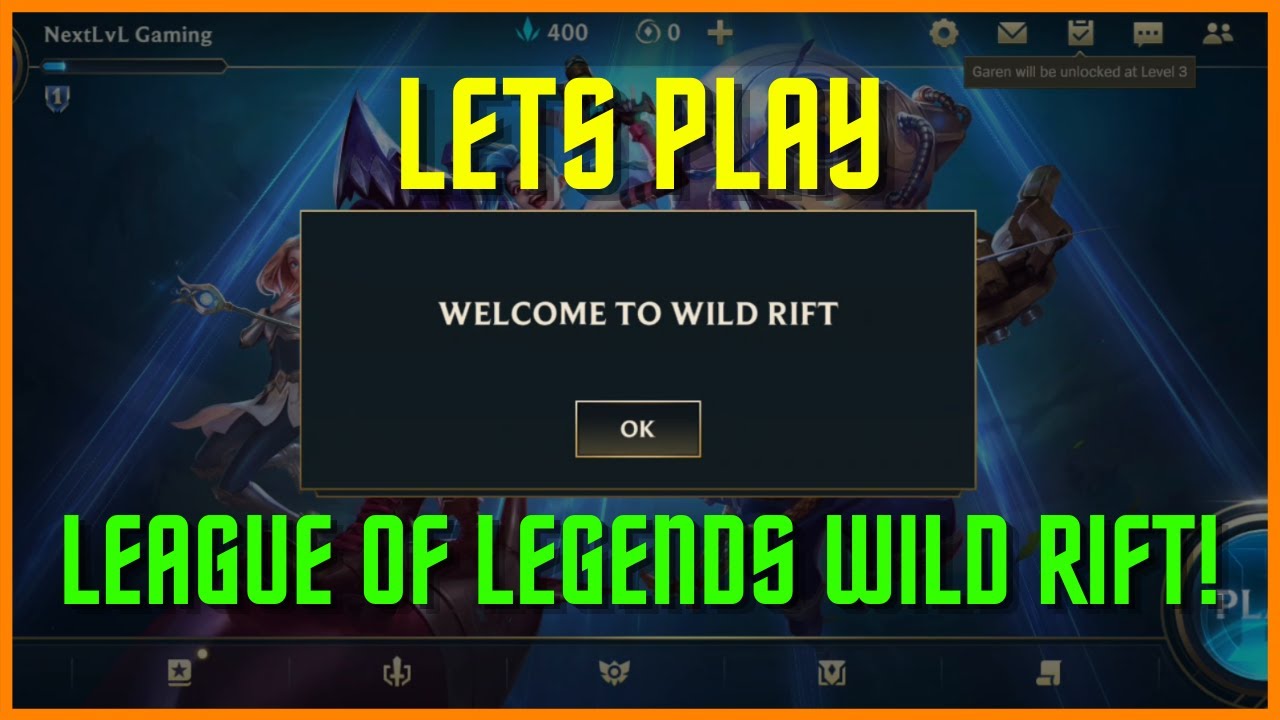LETS PLAY LEAGUE OF LEGENDS WILD RIFT!