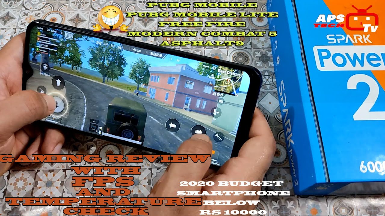 tecno spark power 2 gaming