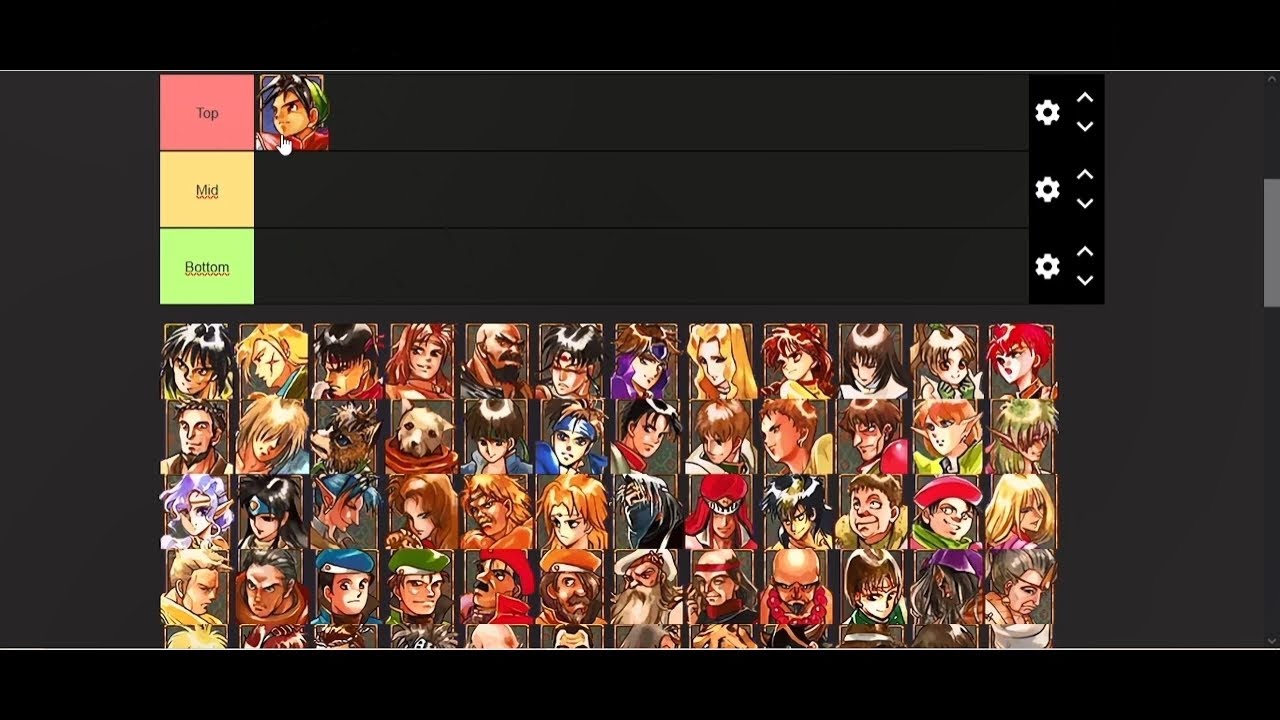 Suikoden I Character Tier List