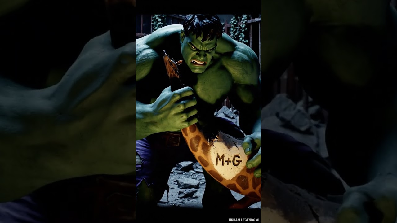 Hulk rescues Melman | Emotional AI cinematic short 💔🦒