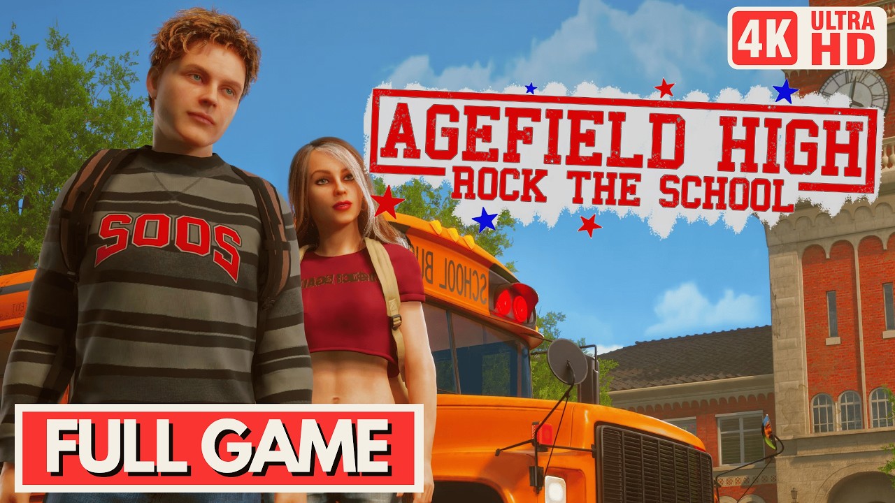 AGEFIELD HIGH ROCK THE SCHOOL Gameplay Walkthrough FULL GAME - No Commentary