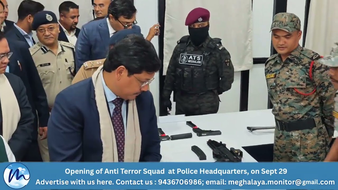 Opening of Anti-Terror Squad at the Police Headquarters, on Sept 29