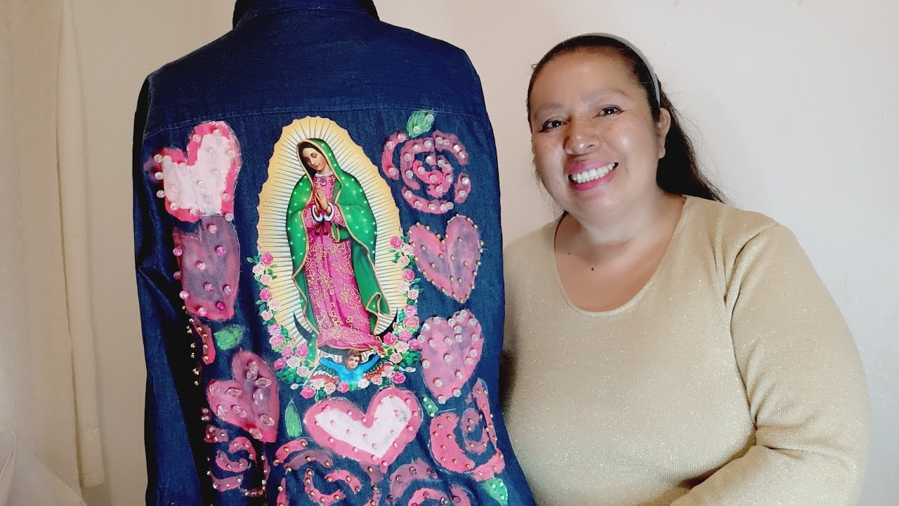 Virgencita De Guadalupe Chamarra🙏 🎨🫟🖌️🪡🧵👋🎁❤️
