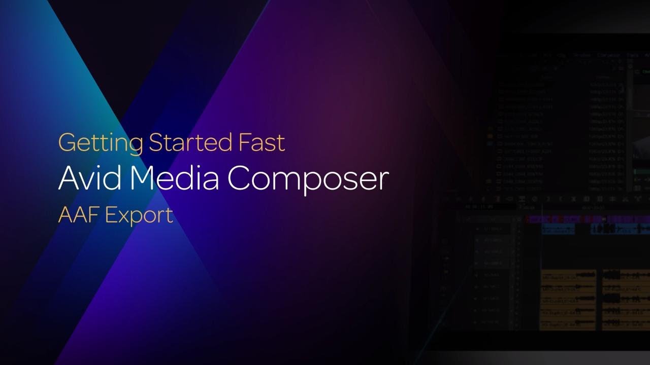 Экспорт AAF в Media Composer