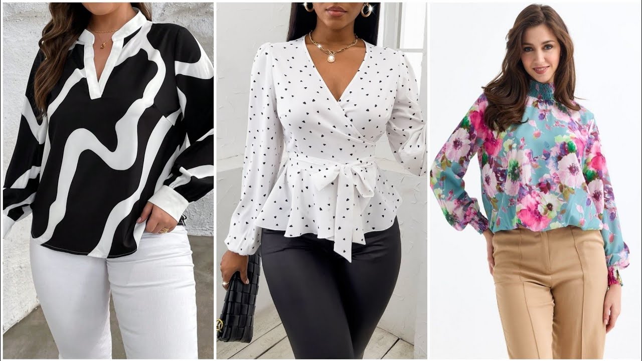 Moda 2026 BLUSAS BONITAS 100”Ideas De blusas bonitas MODELOS casuales 25/26 #fashion #shirts #style