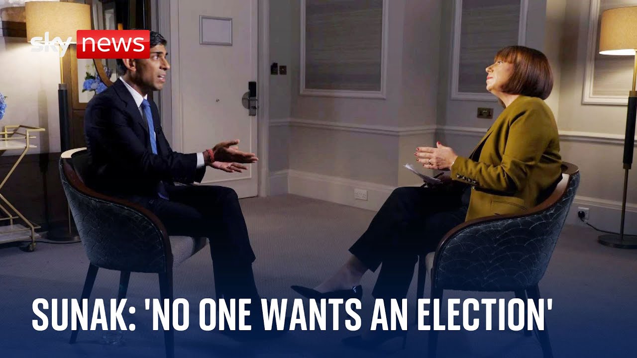 Rishi Sunak says 'no one wants an election' in interview ahead of Tory Party conference speech