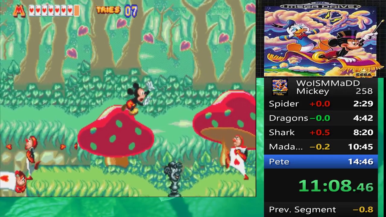*WR* World of Illusion Starring Mickey Speedrun in 14:44 by MINTMontgomery