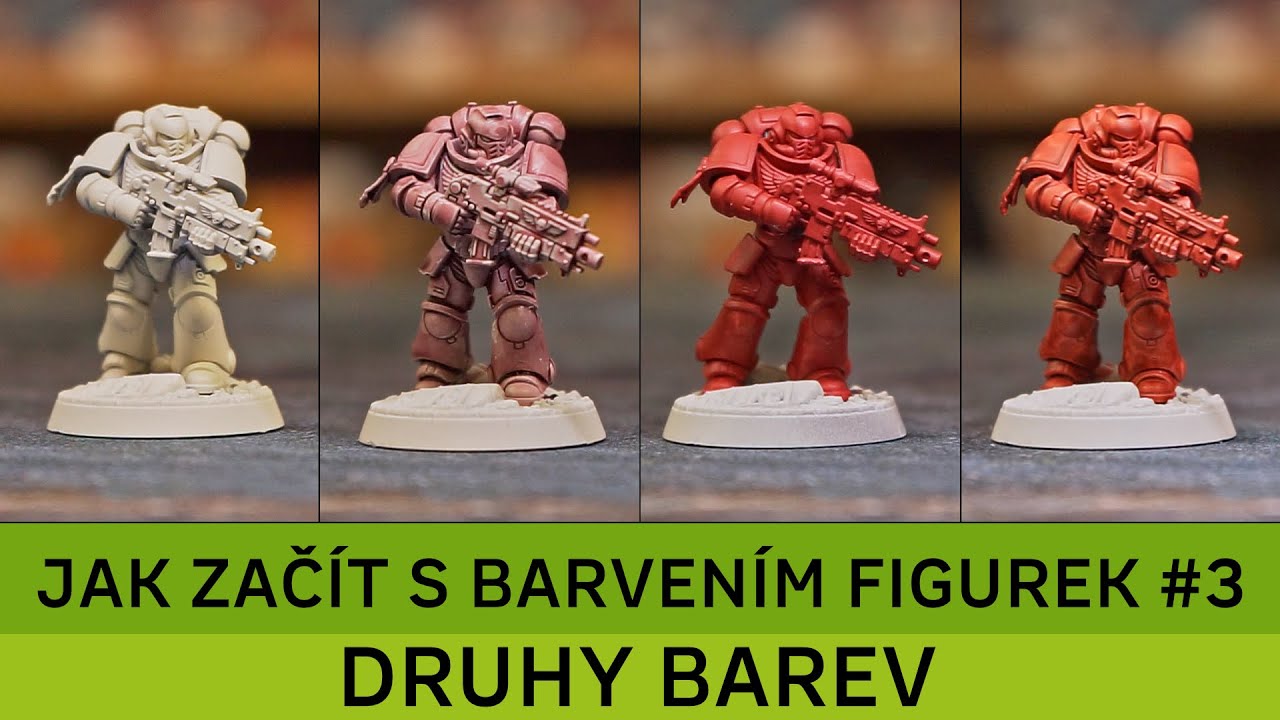 Jak začít s barvením figurek: 3. díl – Druhy barev