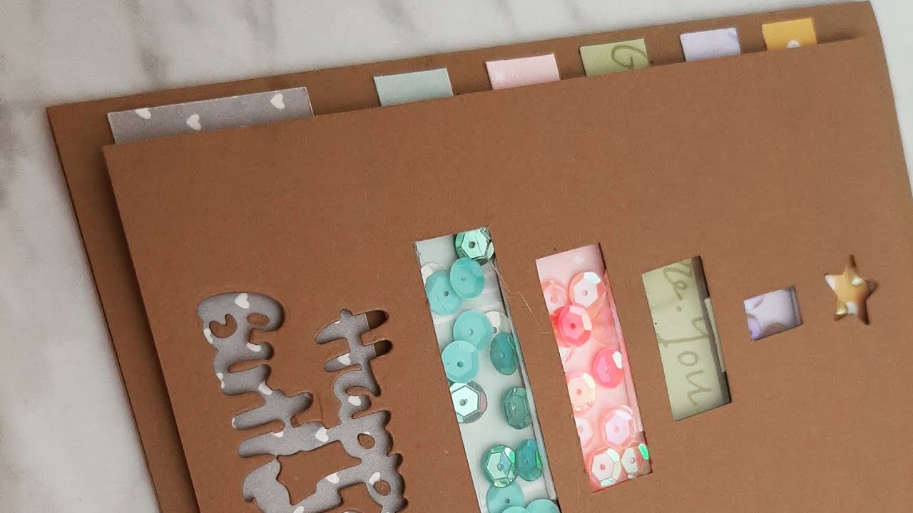 IDEAS CON PAPEL CRAFT- TARJETA AGITABLE