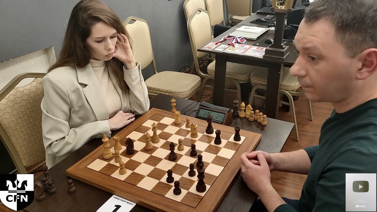 WIM I. Baraeva (2027) vs P. Demin (1724). Chess Fight Night. CFN. Rapid