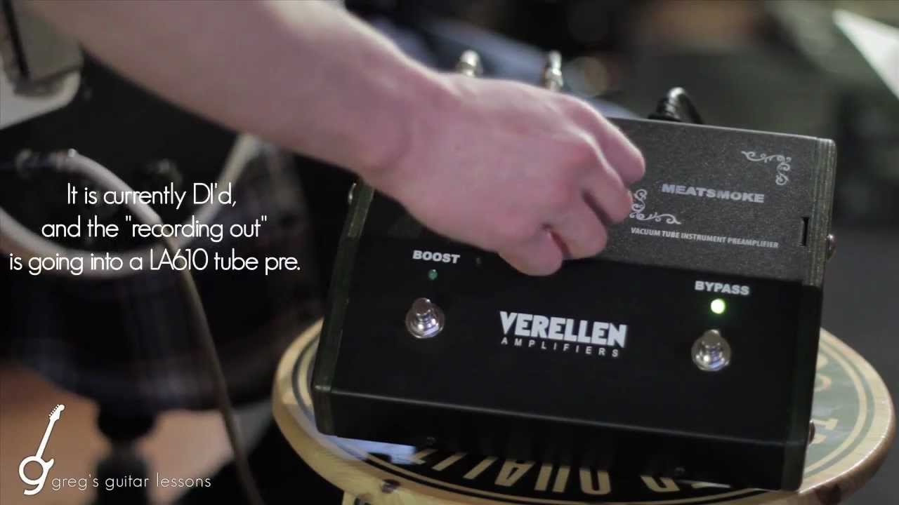 Demo: Verellen Meatsmoke Preamp Pedal [Bass / Guitar, Amp / DI]