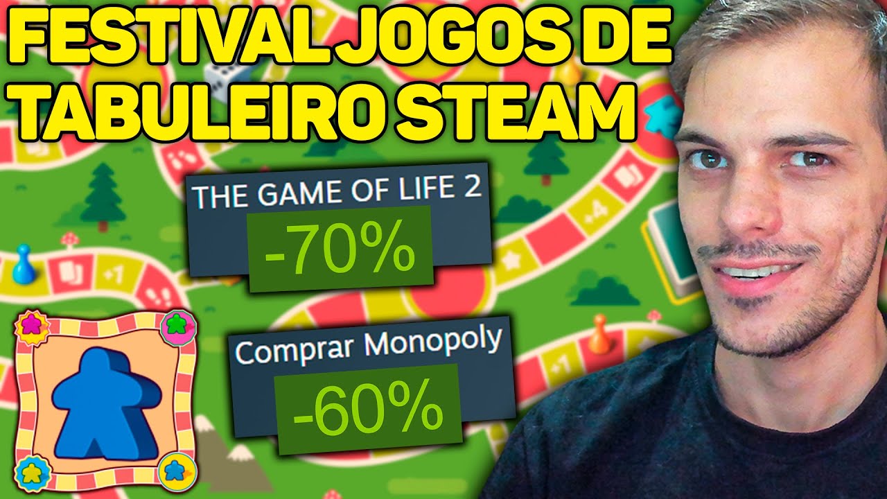 NOVO FESTIVAL DA STEAM DE JOGOS DE TABULEIROS 2026!