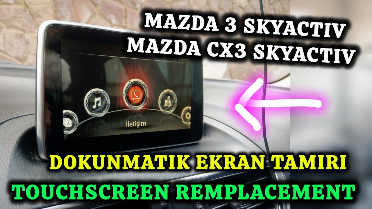 Замена сенсорного экрана Mazda 3 / Cx3 — как отремонтировать? 2013-2018