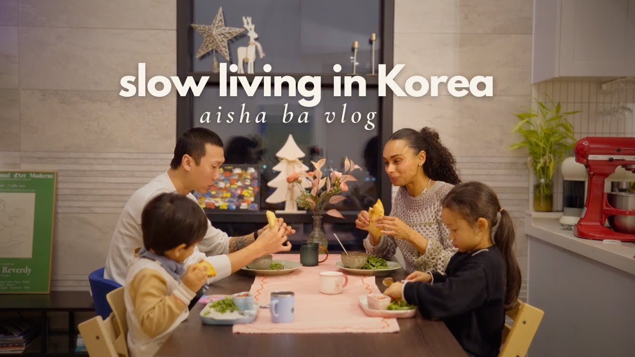 Slow Living in Korea | 3 Days of Cozy Sourdough Baking, Ice Skating & Home Joys 🤍