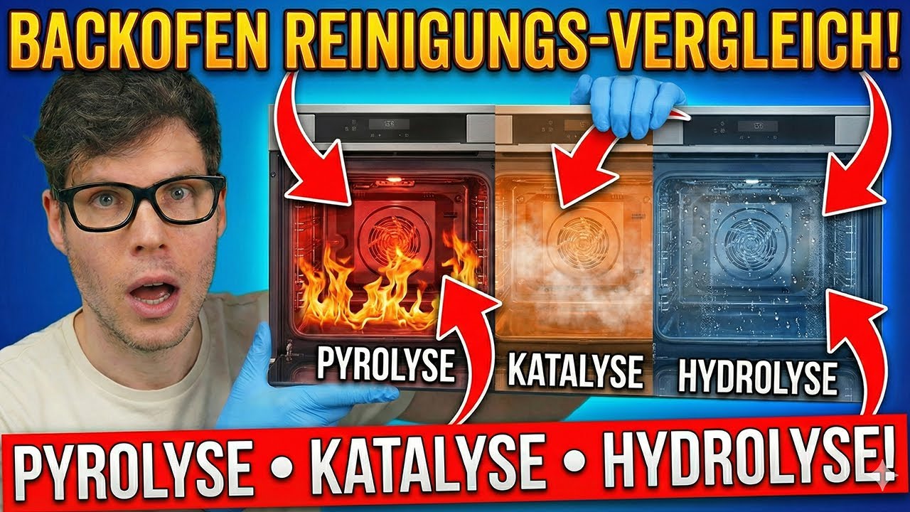 Pyrolyse vs. Hydrolyse vs. Katalyse &ndash; Welche Reinigung ist besser?