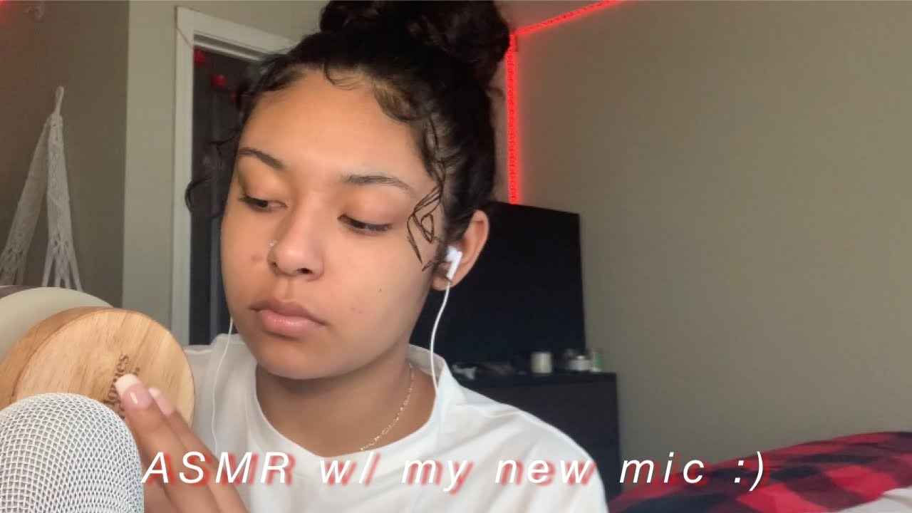 ASMR| I tried ASMR with my new blue yeti mic :)