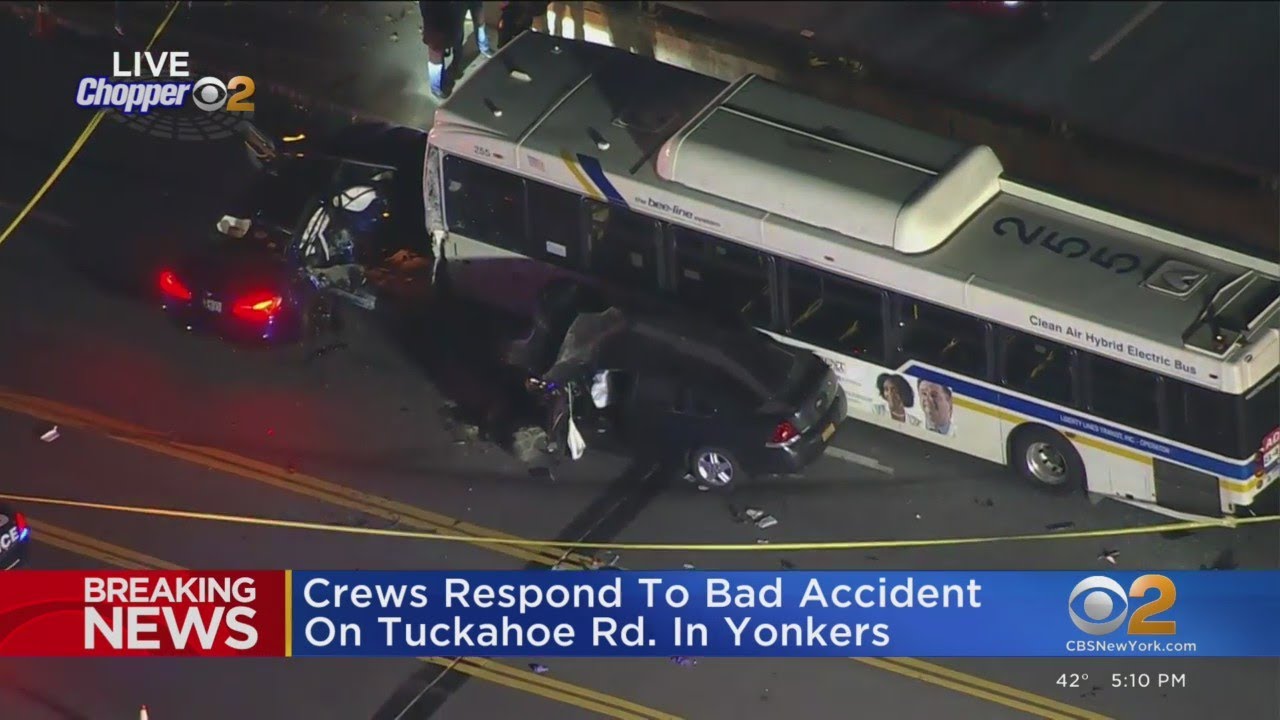 Crews respond to accident on Tuckahoe Road in Yonkers