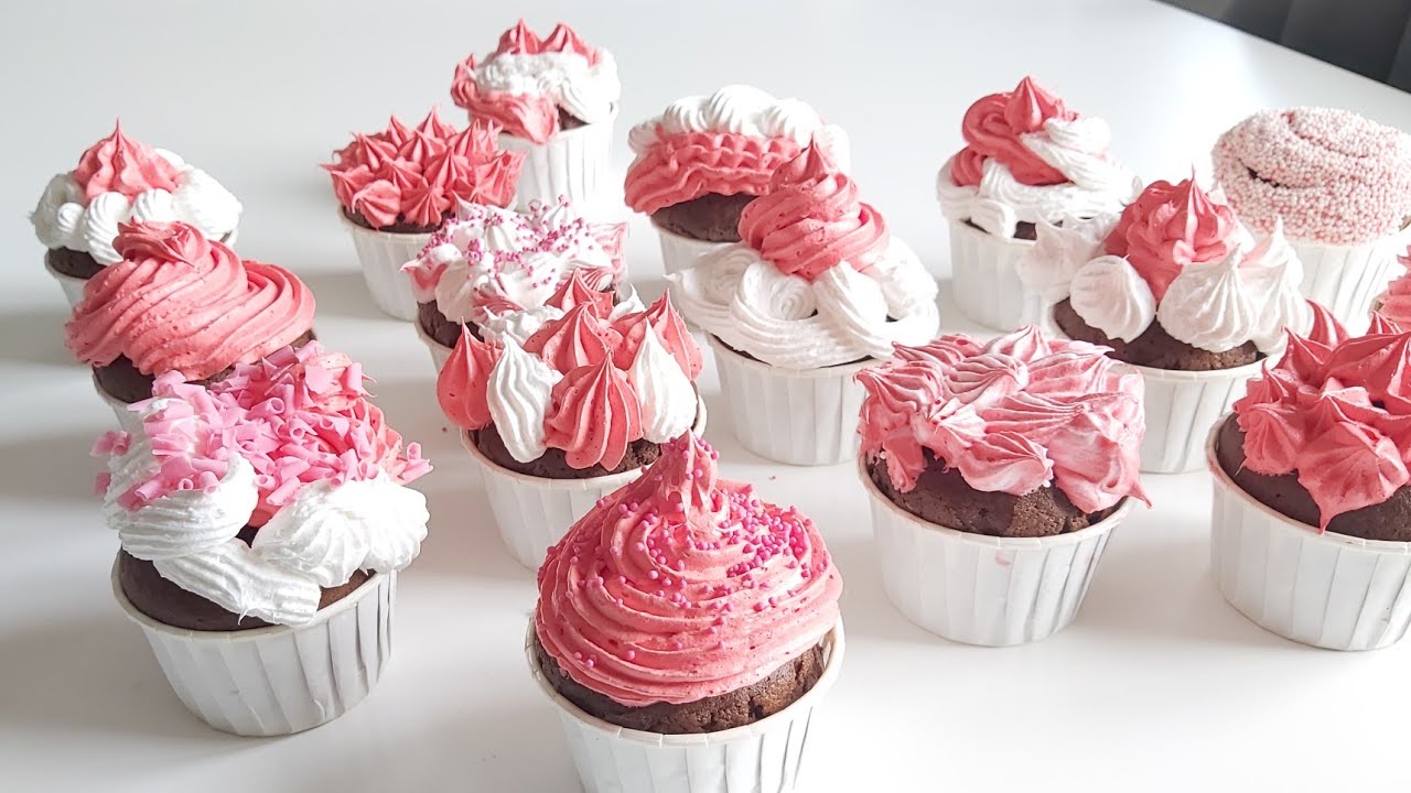 🧁FRAMBUAZ DOLGULU 🧁CUPCAKE 🧁/ EN ÇOK BEĞENİLEN KEK TARİFİ /KAPKEK
