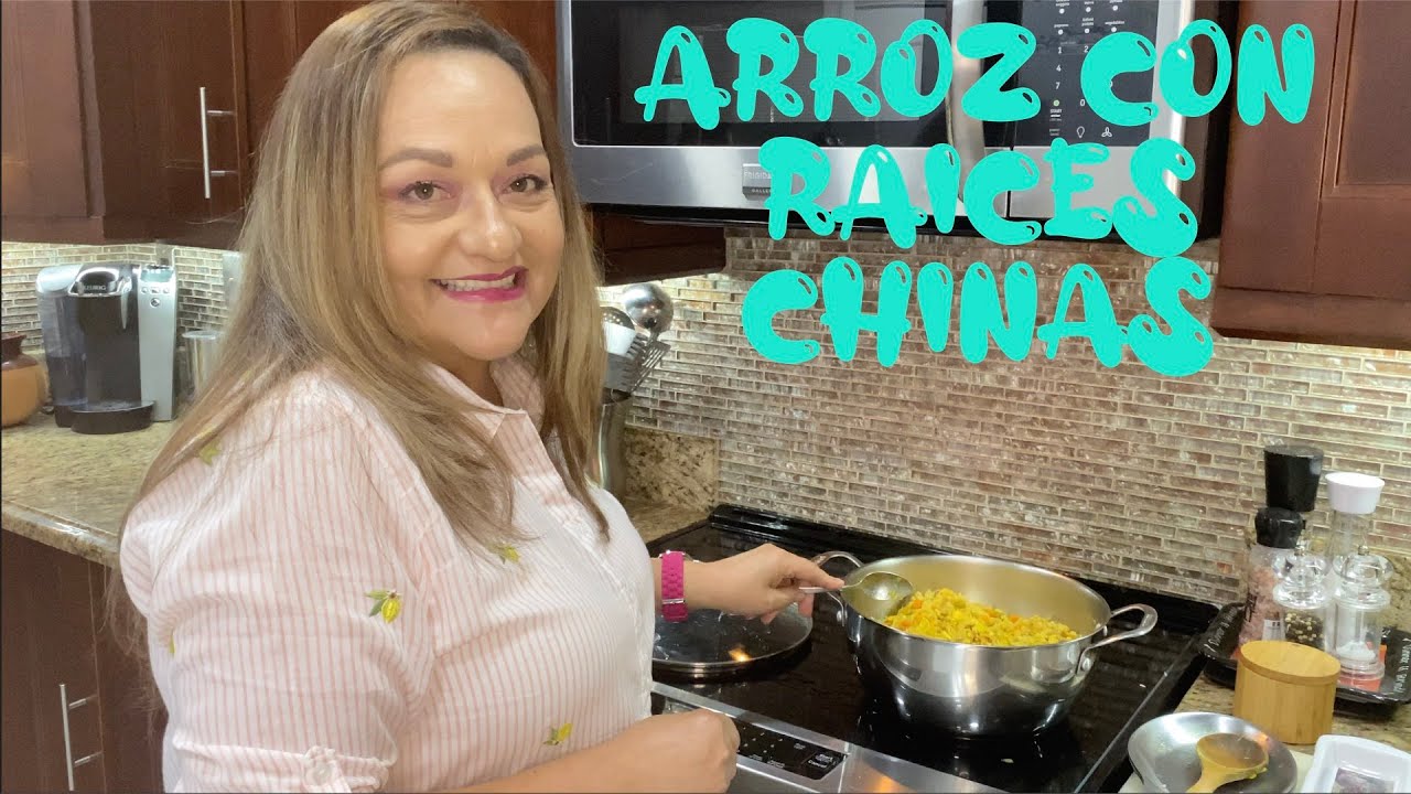 ARROZ CON RAICES CHINAS- El Cucharón de Olga