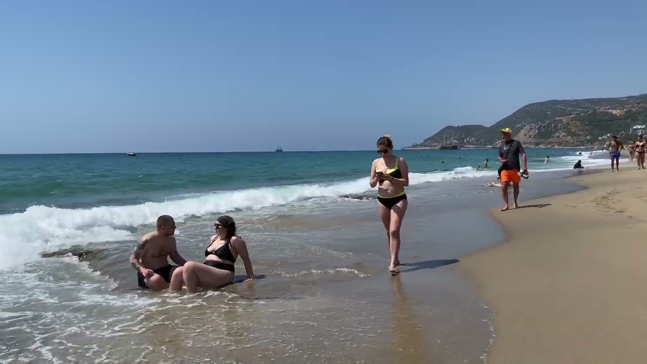 Пляж Клеопатры Алания | Золотой песок & средиземноморская атмосфера  🌊🌴