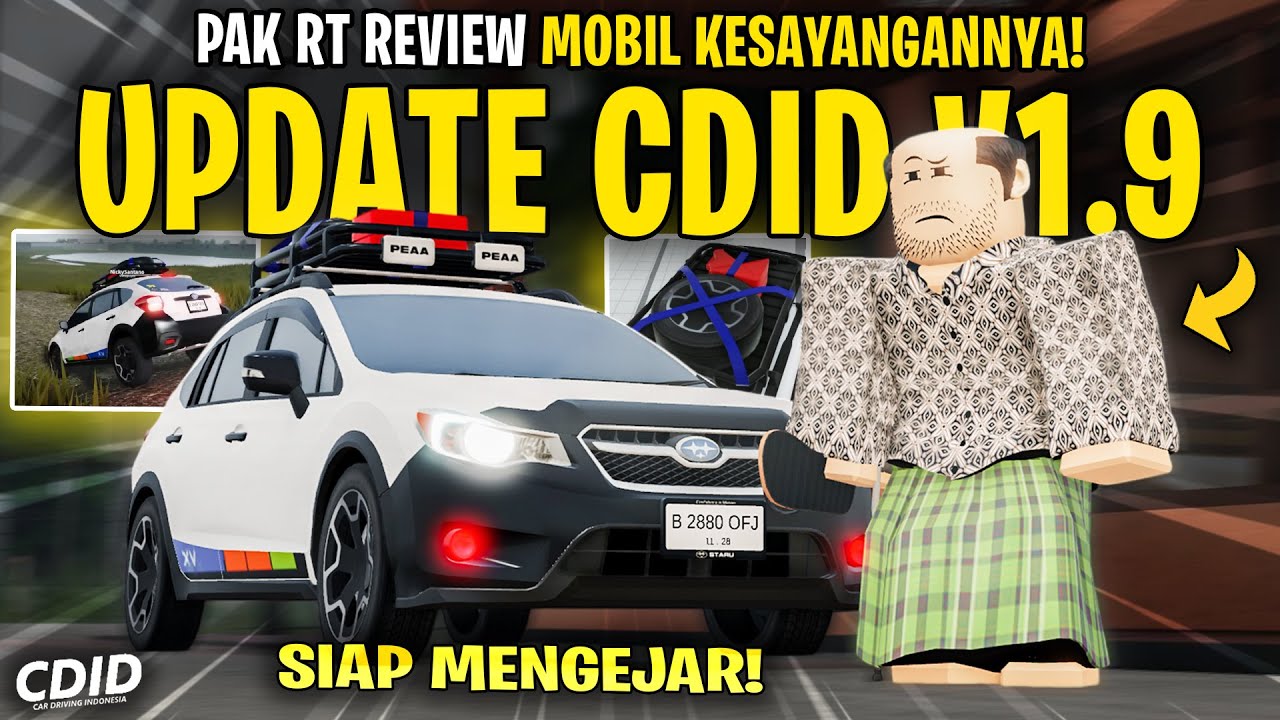 PAK RT REVIEW MOBIL BARU FAVORITNYA DI CDID UPDATE V1.9 - Car Driving Indonesia