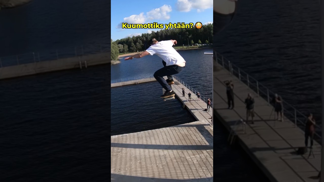 Kuumottiks yht&auml;&auml;n, ett&auml; skeittilauta tulee s&auml;keille? #skateboarding