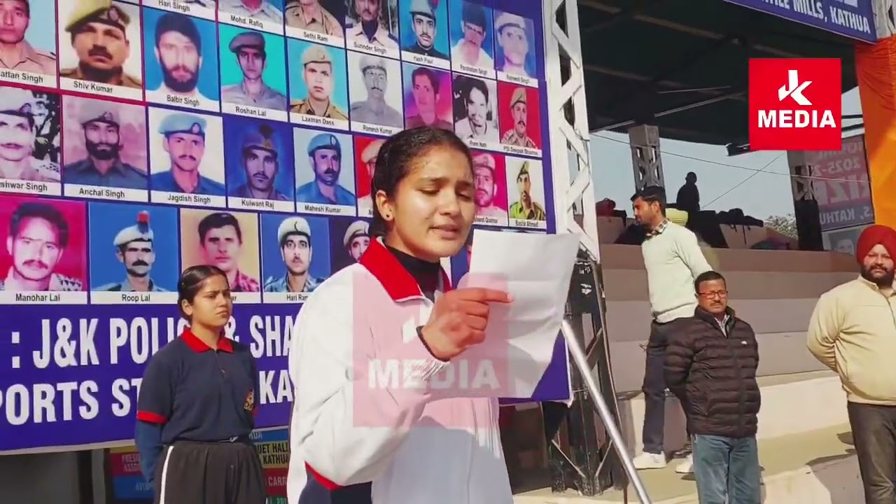 #वंदेमातरम् के 150 वर्ष पूरे होने पर स्पोर्ट्स स्टेडियम #Kathua में देशभक्ति से ओतप्रोत कार्यक्रम।”