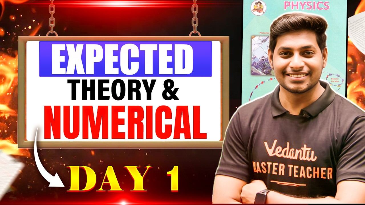 Physics (Day 1) Revision: Most Expected Theory & Numericals! ⚡HSC Board 2026 ✅ #mhboard