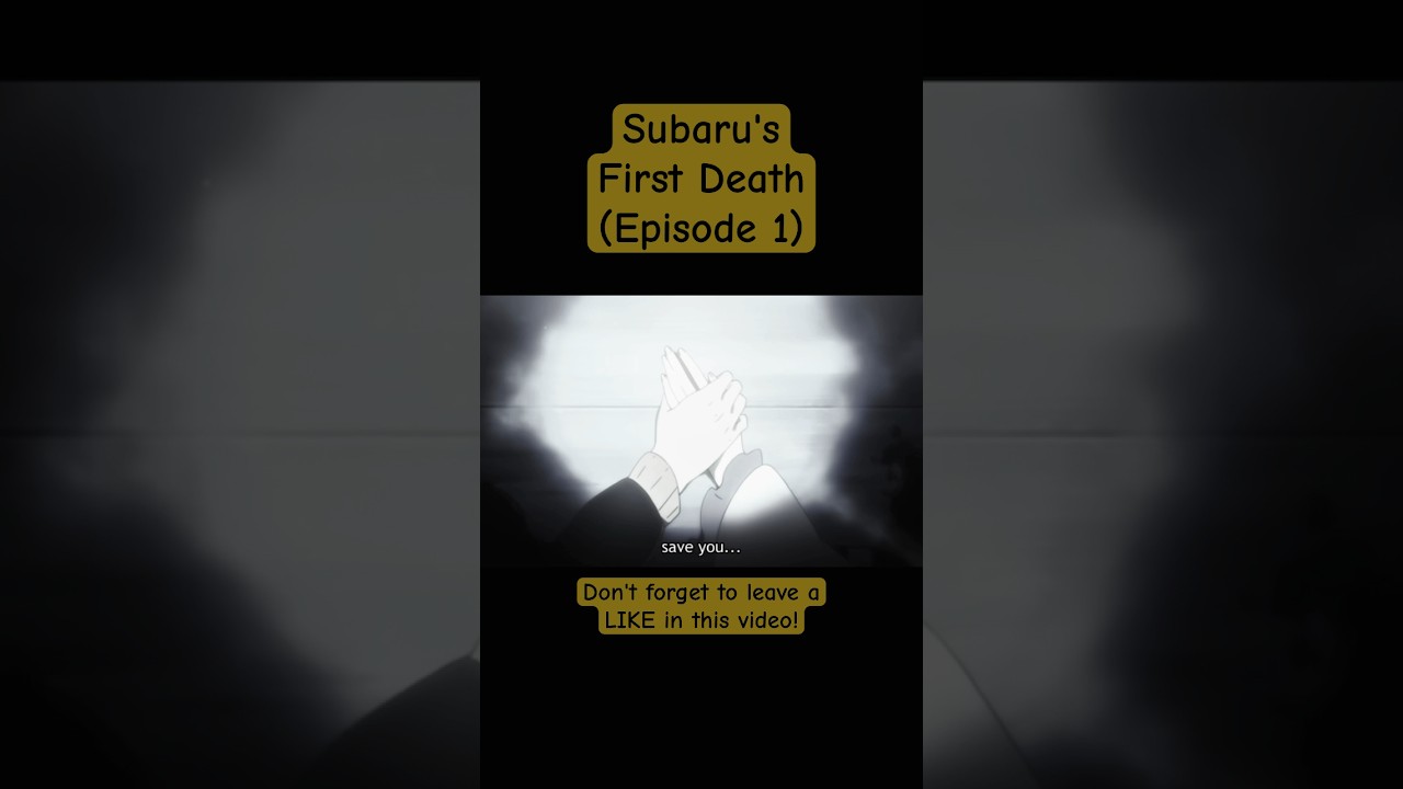 Subaru's First Death | Re: Zero Season 1