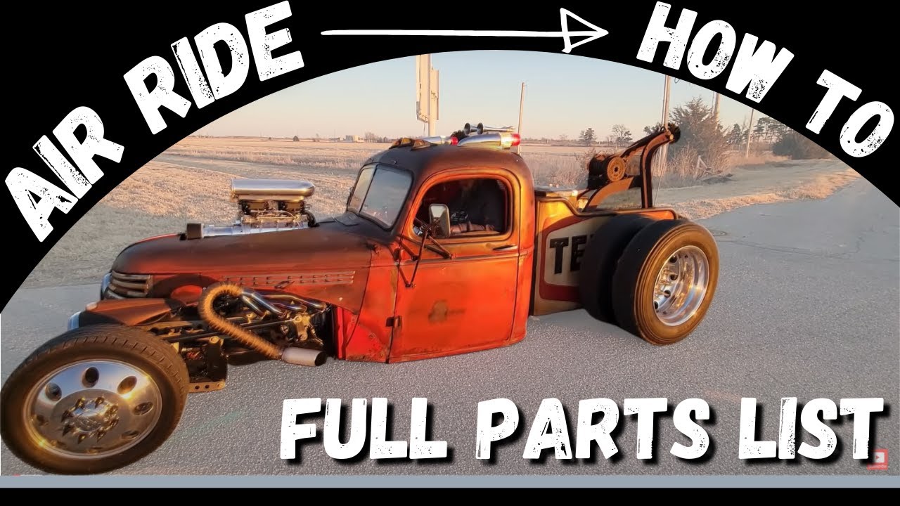 Simple air ride set up and full parts list