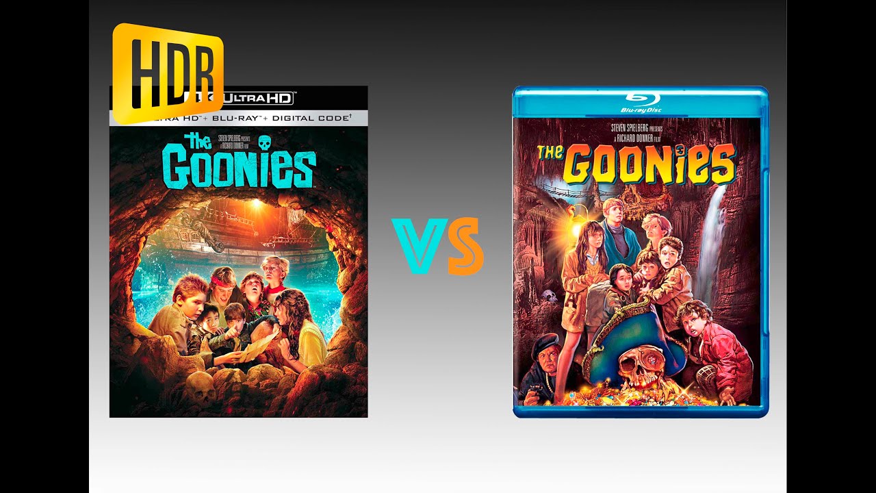 ▶ Comparison of The Goonies 4K (4K DI) HDR10 vs Regular Version