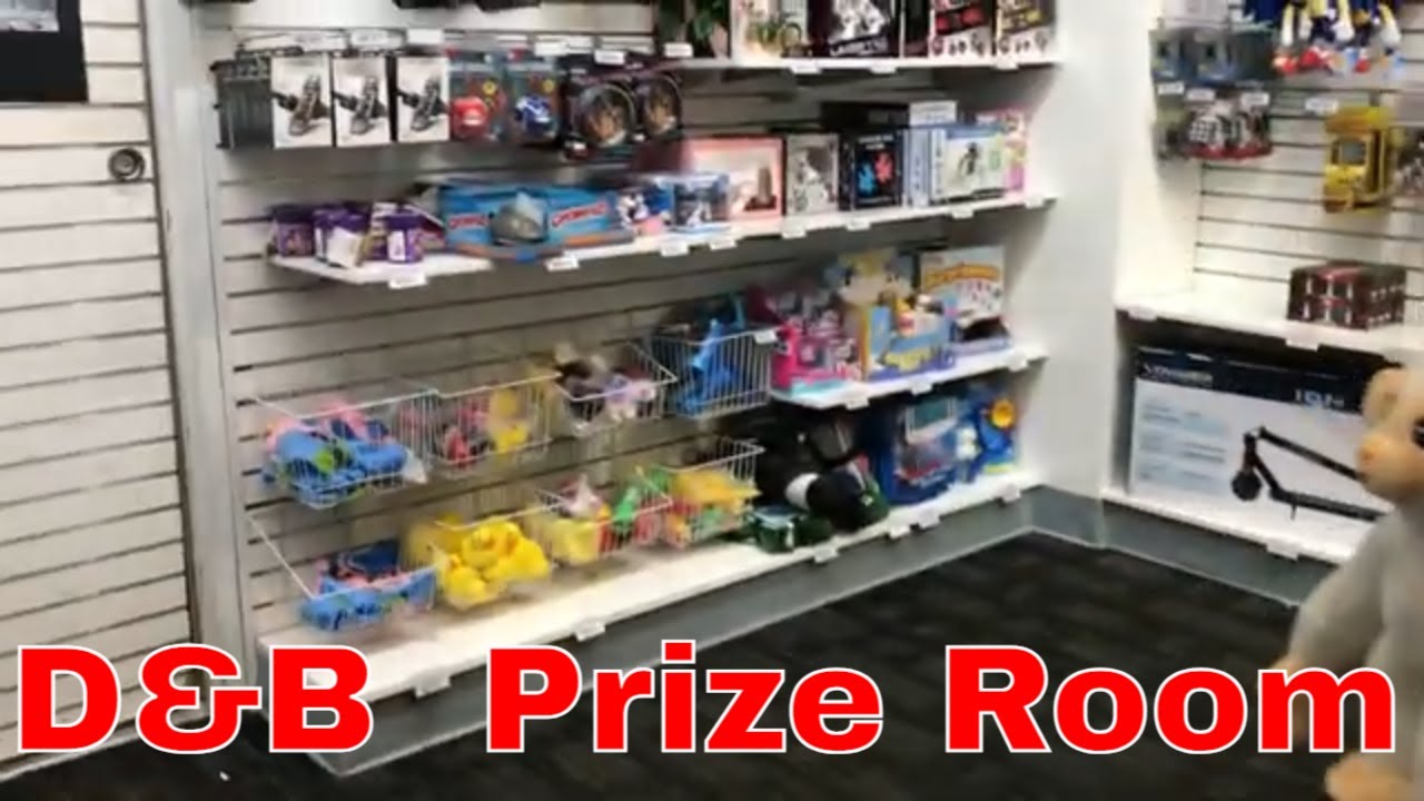 Dave & Busters Arcade - Prize Room Tour - Some New Prizes