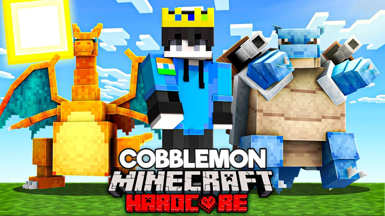 I Survived 100 Days in Cobblemon One Chunk!