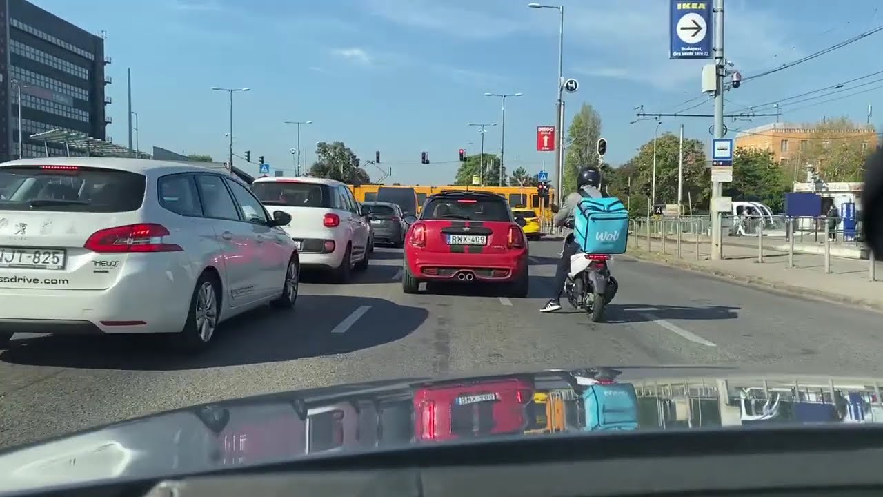Driving Budapest City