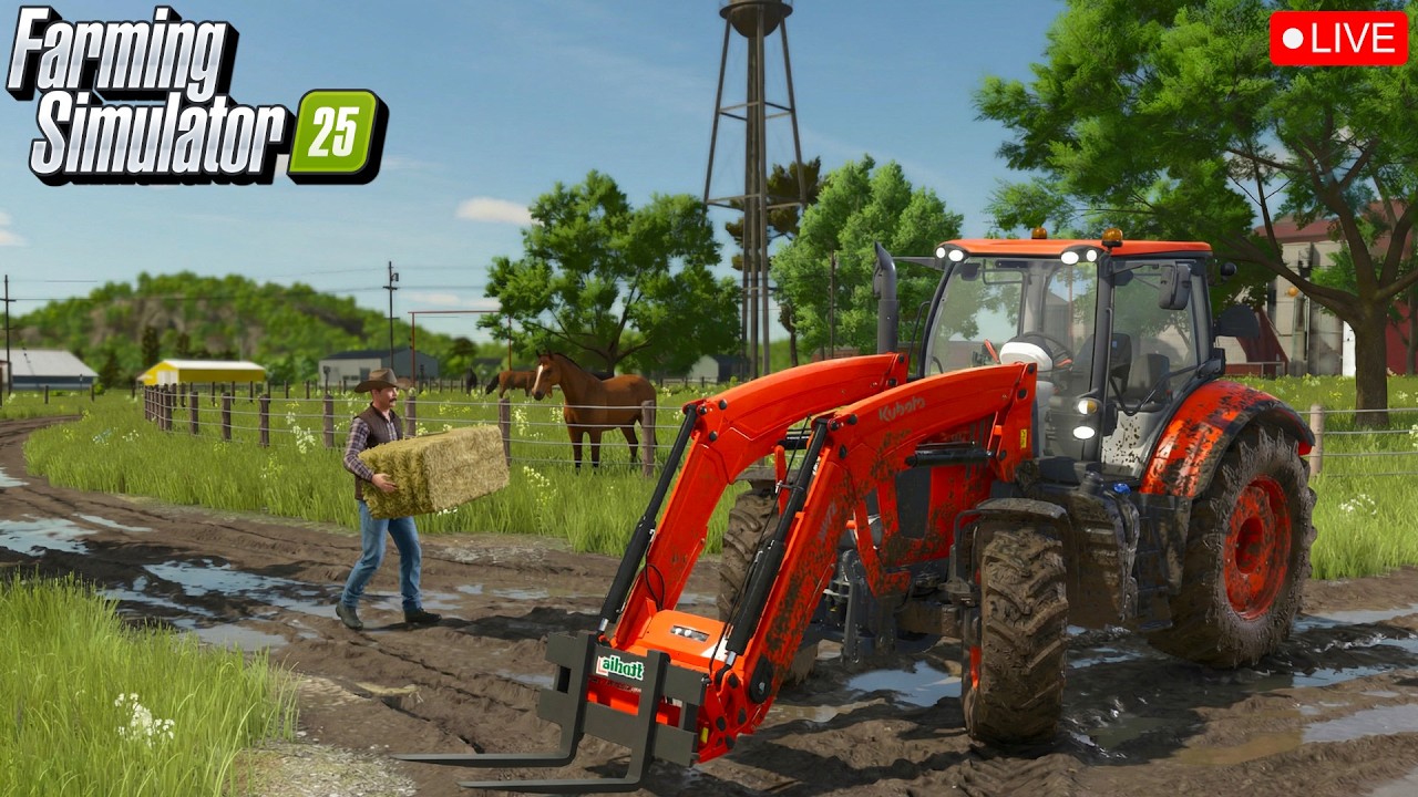 🔴LIVE | Million Dollar Horses? | Farming Simulator 25