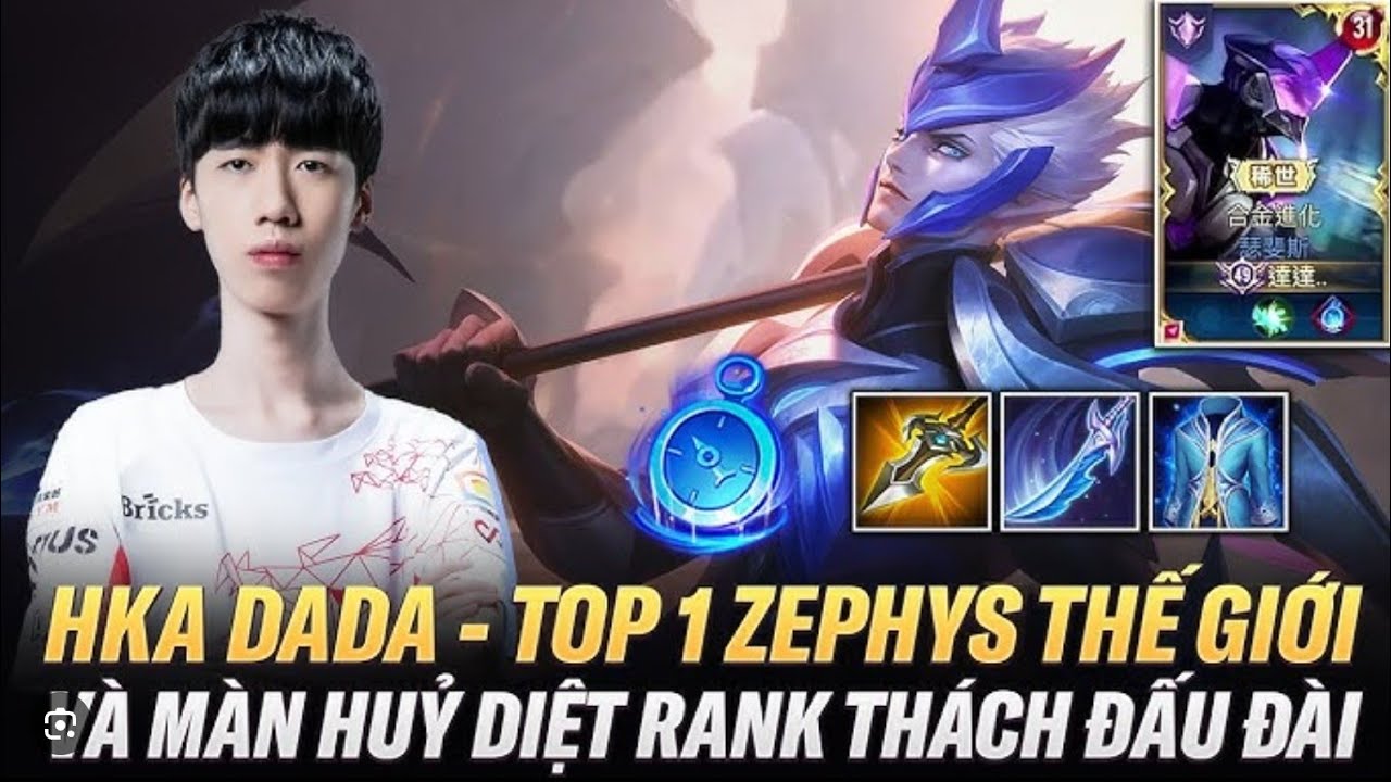 Riview cách chơi  vs cách lên đồ cho vị tướng ZEPHYS 2023 #N T N