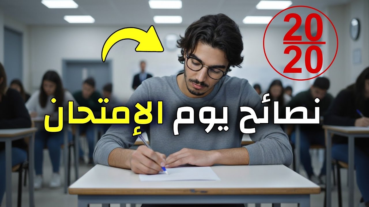 هذه النصائح ستجعلك تتفوق على الجميع يوم الإمتحان