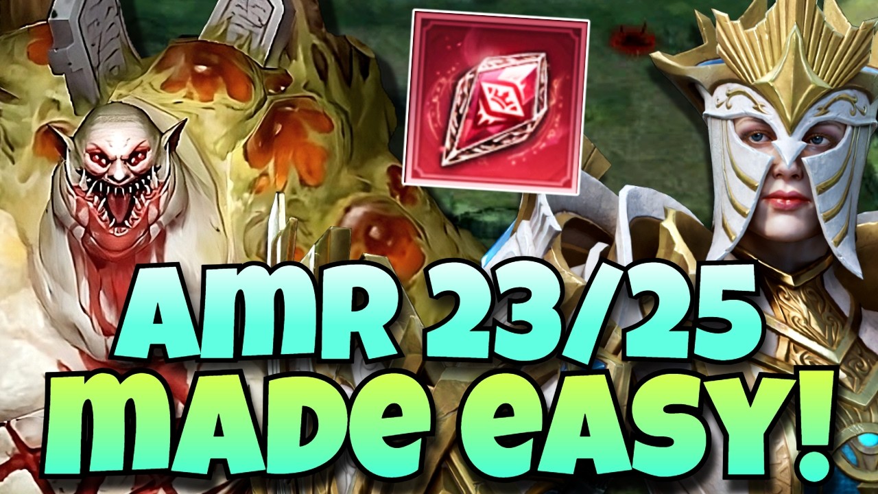 How To Beat AMR 23/25 With MINIMUM REQUIREMENTS! The Complete Guide | Watcher of Realms