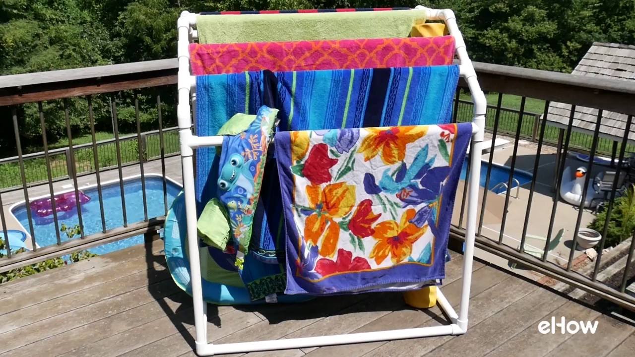 How to Build a Towel Drying Rack With PVC Pipe