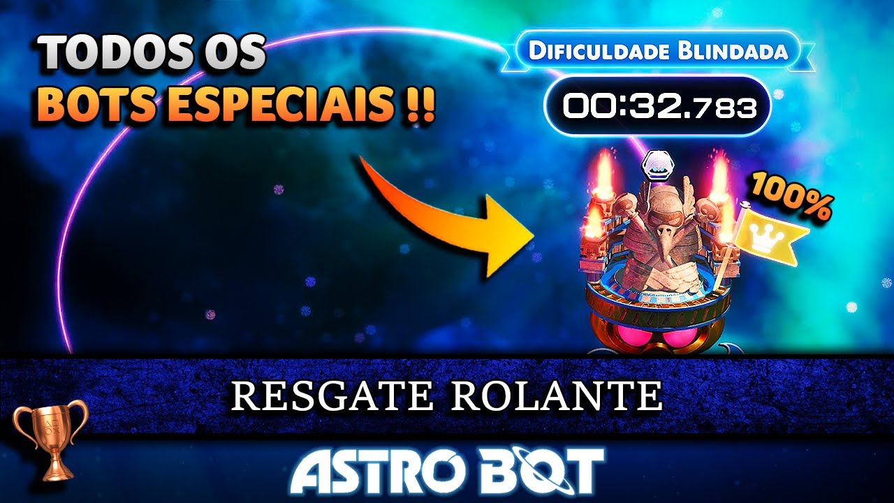 Dificuldade Blindada (100%) &ndash; Trof&eacute;u: Resgate Rolante | Astro Bot