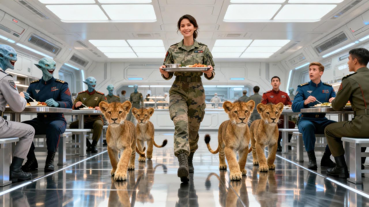 The Predator Cubs Followed Her Into the Mess Hall — She Claimed They Were Her ‘Team | HFY | SCI FI