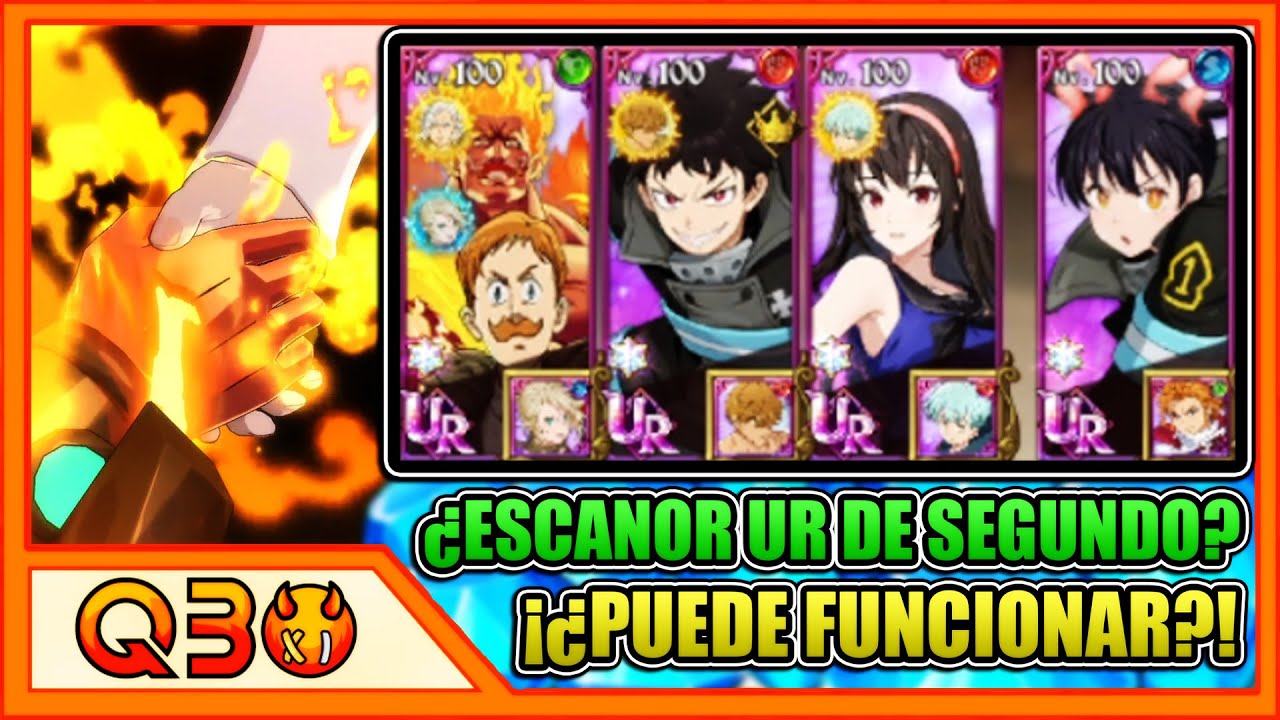 ¡ESTA UNIDAD MUERTA ESTÁ MUY VIVA! ¡ESCANOR UR CON DOBLE DODGE PUEDE SER UN CAOS! | 7DS: Grand Cross