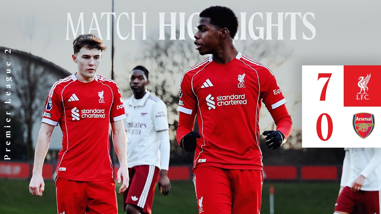 Highlights: Liverpool U21s 7-0 Arsenal | Morrison Hattrick, Wright, Nallo, Pilling & Figueroa Goals