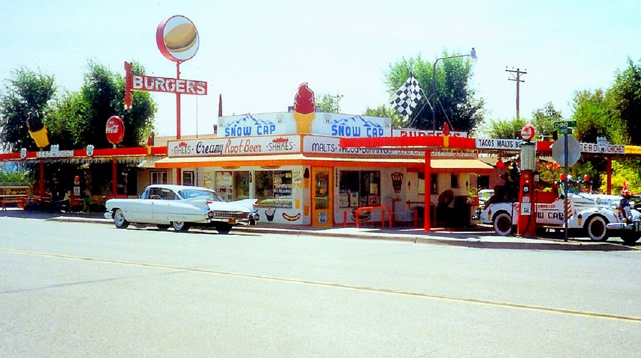 SNOW CAP - Juan Delgadillo - Seligman, AZ - Route 66 - August 22, 1993
