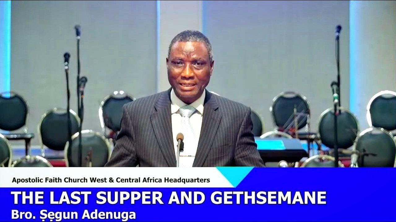 Adult Sunday School. 15 - 03 - 2026. Apostolic Faith WECA