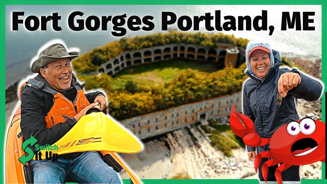 Портленд, штат Мэн (приключение на байдарках в Форт-Горджес)