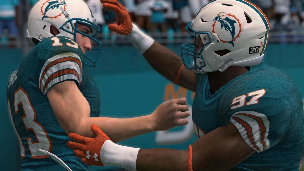 NFL86 Week 11 L A Rams at Miami Dolphins Theismann vs Marino